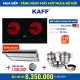 COMBO Trọn bộ Bếp hồng ngoại đôi cảm ứng KAFF KF-073CC - Dòng Bếp Nhập MALAYSIA - INVERTER tiết kiệm điện -4