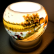 Đèn xông tinh dầu gốm Bát Tràng - Phong Cảnh Câu Cá-1