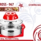 Lò nướng thủy tinh Tiross TS967 - Đỏ-5