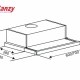 Máy hút mùi âm tủ bếp 6 tấc Canzy CZ-6002-1