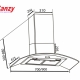 Máy hút mùi bếp kính cong 7 tấc CANZY CZ-70D1-1