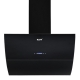 Máy hút mùi kính vát cong dạng TV 7 tấc Kaff KF-LUX-AT70H-BK-1
