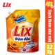Nước giặt Lix hương nước hoa Túi 3.2Kg - Tẩy sạch cực mạnh vết bẩn NGH47-1
