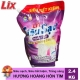 Nước Giặt LIX Siêu Sạch TÚI 2.4KG - Hương Hoàng Hôn Tím - Mã 20201-1