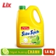 Nước rửa chén Lix siêu sạch hương chanh 1.4Kg - NS140-3