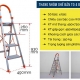 Thang nhôm ghế 4 bậc xếp gọn Advindeq ADS704-6