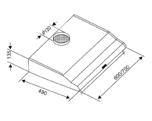 Máy hút mùi Canzy CZ-CO-60B