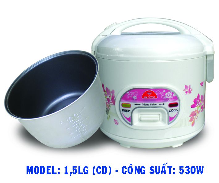 Nồi cơm điện Kim Cương 1.5LG 