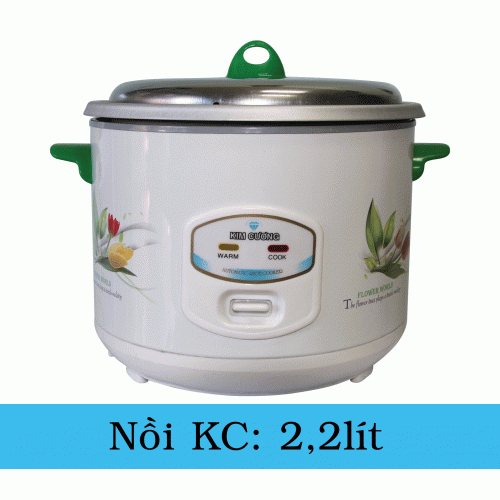 Nồi cơm điện Kim Cương nắp rời 2.2L/R