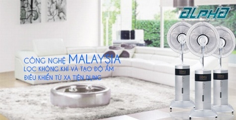 Quạt phun sương Alpha AF-1602